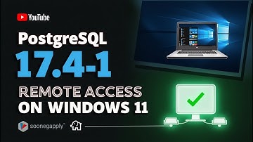 How to Allow Remote Connections to PostgreSQL 17.4-1 on Windows 11 | Step-by-Step Guide