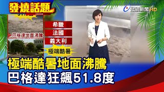 極端酷暑地面沸騰 巴格達狂飆51.8度【發燒話題】-20200731