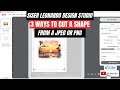 Siser Leonardo Design Studio  3 Ways to Cut a Shape from a JPEG or PNG Image