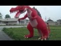 Dinosaur shooting game event production / Spinosaurus Inflatable / ABI-tech　恐竜シューティング／スピノサウルス④