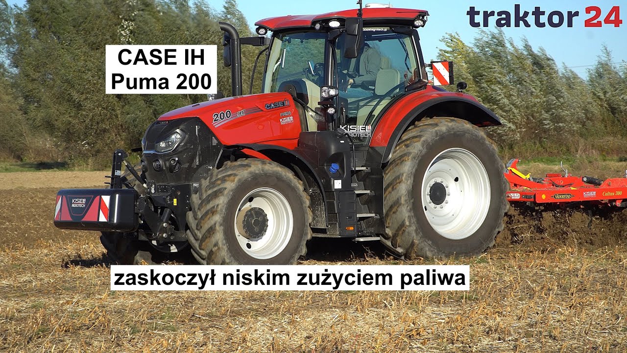 Case IH Puma 200 zaskoczył nas niskim zużyciem paliwa #caseihagriculture #traktor24