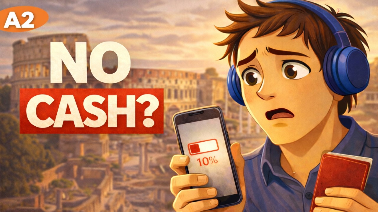 Daily Routine in English | Travel Vocabulary (Ordering Coffee & Directions) A2 Slow English Podcast