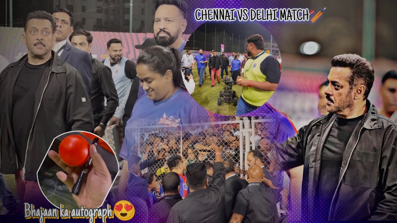 Finally Salman khan ko samne se dekh liya🥹ball prr autograph fans ke liye🤩craziest fans of bhaijann🤯