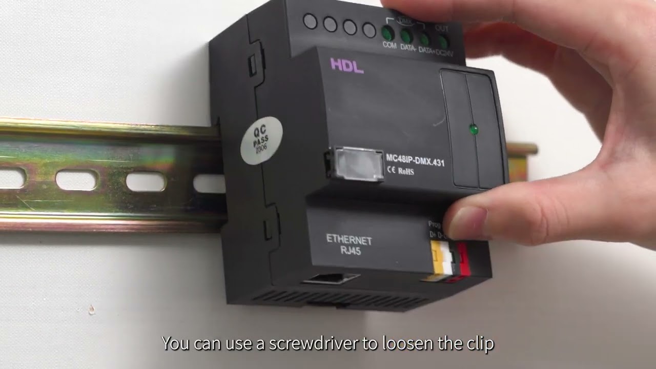 HDL Buspro Wiring of DMX Controller