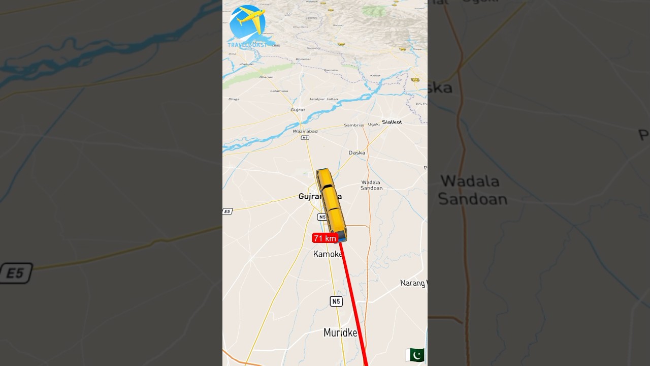 Lahore lala Musa to Rawalpindi 