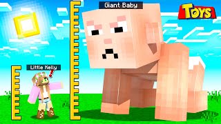 GIANT BABY eats the TOYS in Minecraft