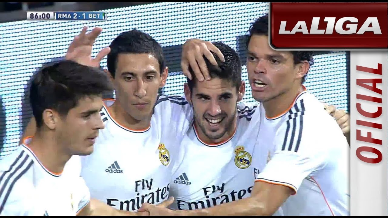 Todos los goles del Real Madrid (2-1) Real Betis - HD - All goals - YouTube