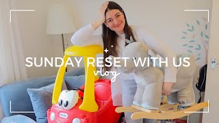 SUNDAY RESET WITH US ~ Toddler Meal Prep, Aldi Food Shop, Clean & Tidy the House!