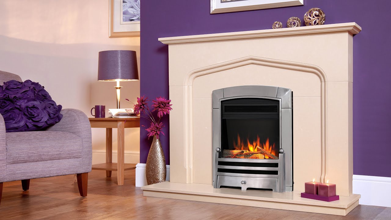 Proflame SL Caress Silver- FLAVEL ELECTRIC FIRES
