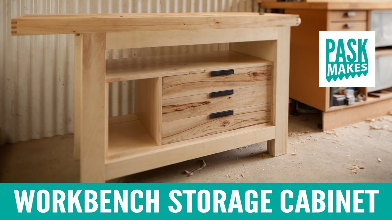 Workbench Storage Cabinet - YouTube