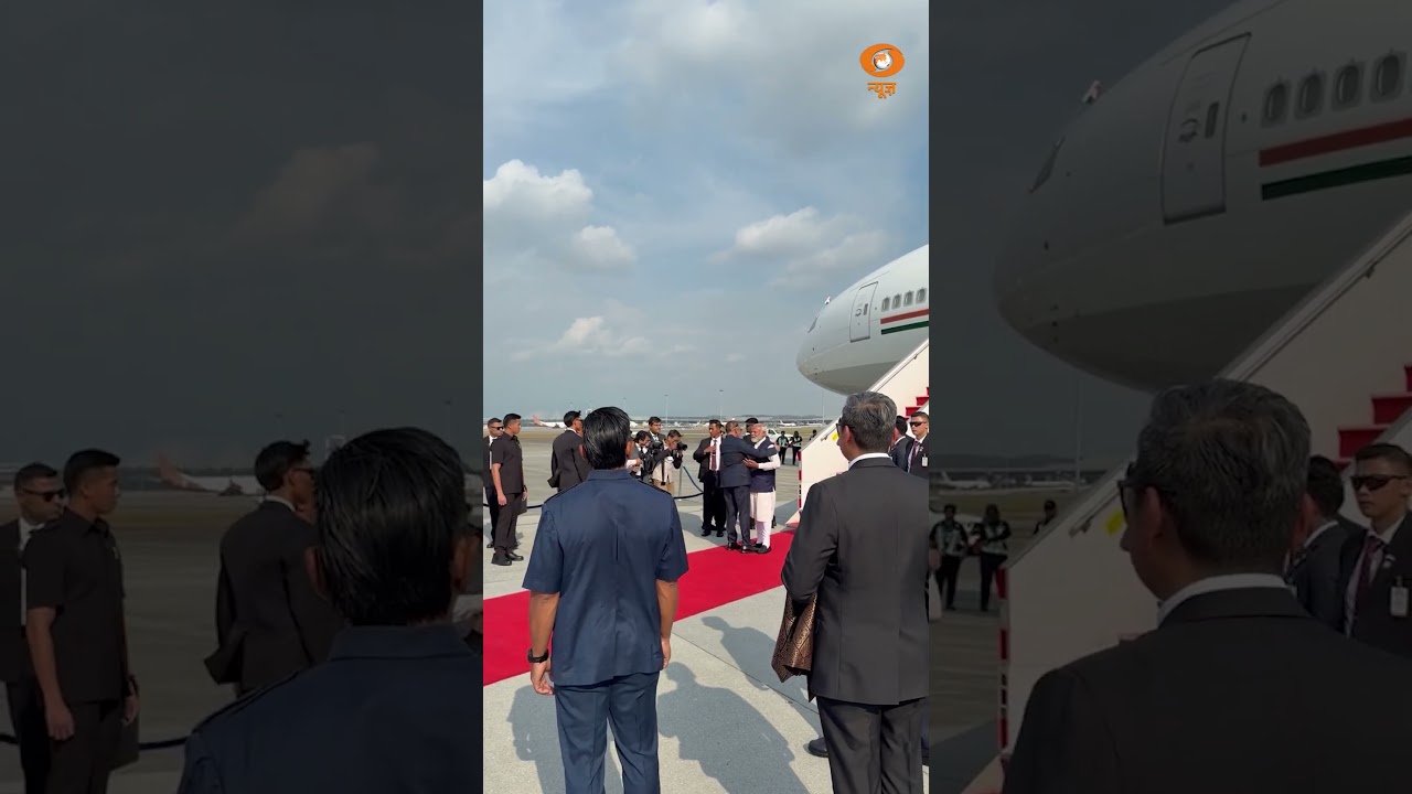 PM Modi’s Grand Welcome In Malaysia 