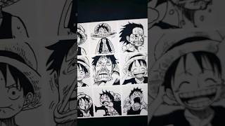 Facial Expressions Part 1 #onepiece #luffy #gears5 #manga #anime #clipstudiopaint