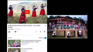 Video thumbnail of "CORO NUEVA VIDA NIZAG  mix 2018"