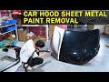 Pulse Laser Cleaning Machine Efficiently Removes Paint from Car Hood #lasercleaningmachine