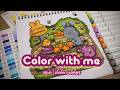 🐰Color With Me: Cozy Cuties by Coco Wyo | Bunny Garden 🌿 Coloring with Ohuhu Markers