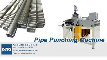 Automotive Condenser Header Pipe Hole Punching Machine
