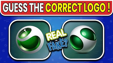 Guess The Correct Logo Challenge 🔥 | 99% FAIL This Logo Quiz! | Brand Logo Test 2025