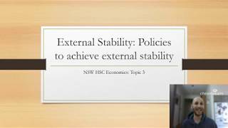 If external stability is a problem...which policies can help?