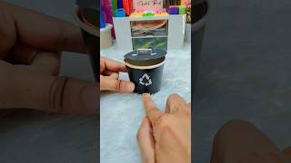 DIY Mini Dustbin With Paper Cup #diy #minidustbin #cute #handmade #artandcraft #craft #decocraft