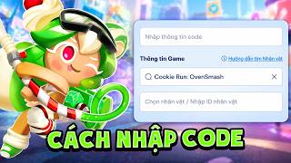 Cách Nhập Code CookieRun: Bánh Quy Đại Chiến Cực Nhanh