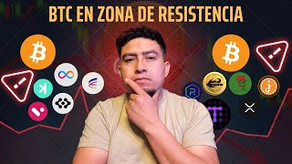 zona clave para Bitcoin QUE VA PASAR AHORA? ANALSIS DE ALCOINS