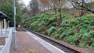 Struggling up to Beasdale on the Mallaig line