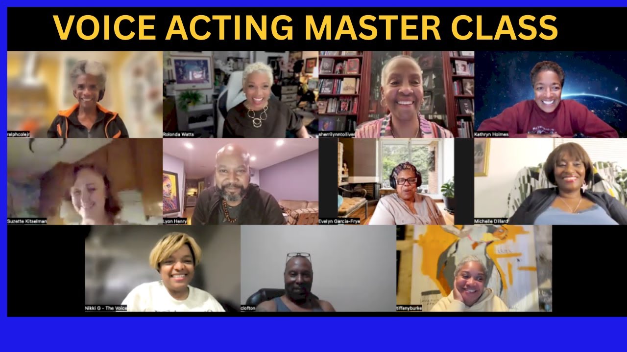 Rolonda's Voice Acting Master Class REPLAY - November 2025 - YouTube