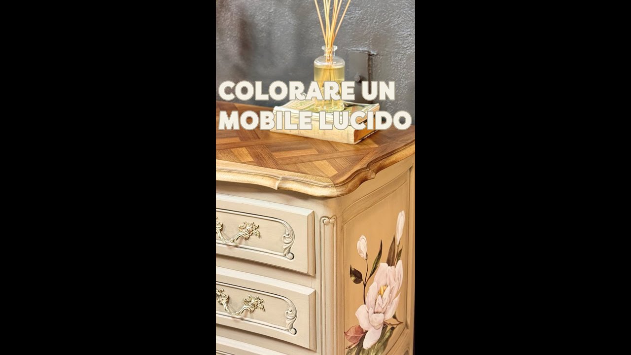 #shorts Colorare mobile in legno lucido senza primer! Chalk Paint per il DIY®  Elisa & Magic Paint