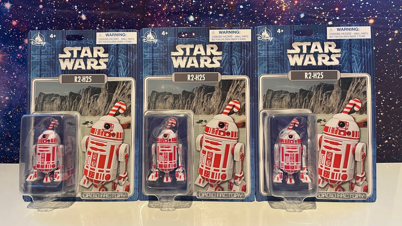 STAR WARS Disney Store R2-H25 Christmas Droid Factory Action