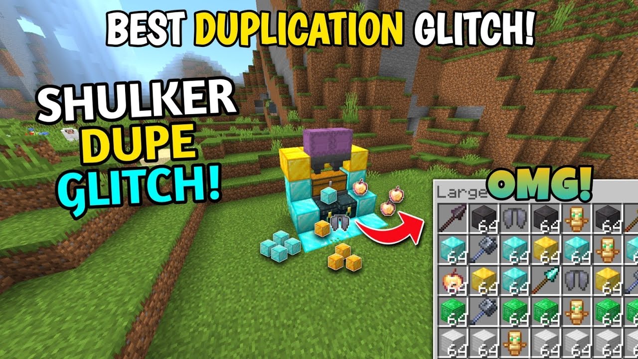 🔥 NEW SHULKER BOX DUPLICATION GLITCH in Minecraft Bedrock 1.21! 💎