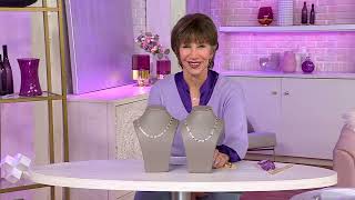 Download Lagu Diamonique x Kathy Levine Legend Link Necklace Sterling Silver on QVC MP3