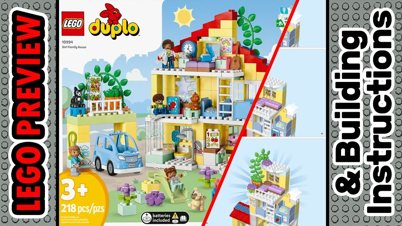 LEGO® DUPLO® Maison familiale 3 en 1 10994