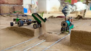 DIY train machine motor in train engine || Science project mini train - TRAIN Engine Mini motors