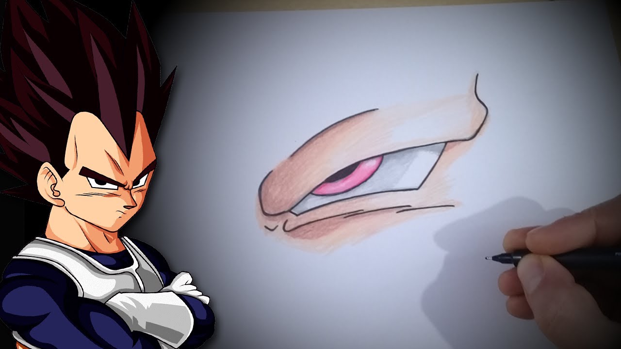 COMO DESENHAR O VEGETA HAKAI NEGRO DE DRAGONBALL !! 