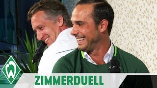 Zimmerduell: Frank Baumann & Alexander Nouri | SV Werder Bremen