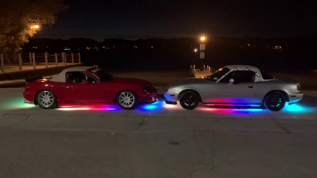 Miata under glow YouTube