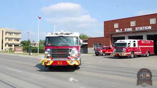 *HOUSE DUMP* London (ON) Fire - Engine 2, Rescue 2 Car 2 Responding 