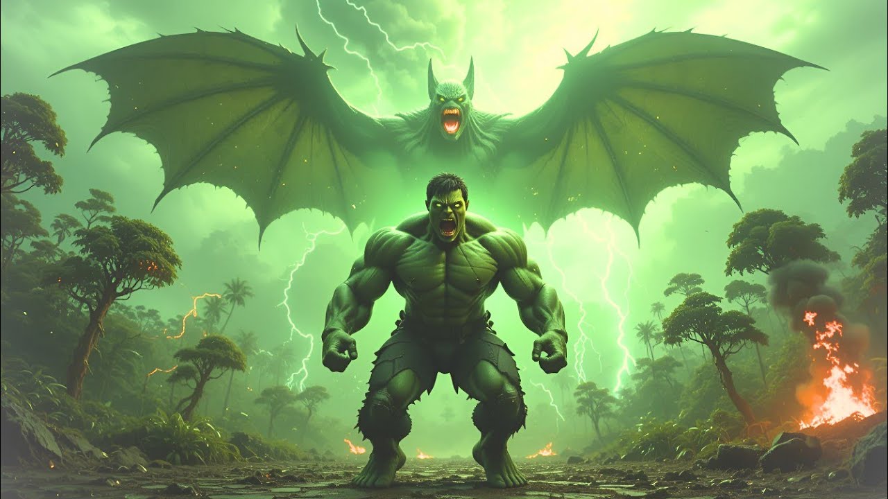 HULK vs BAT KING | Full Cinematic Monster Fight | Shadow Rises