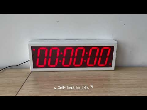 4" x 6 Digit NTP WiFi Clock