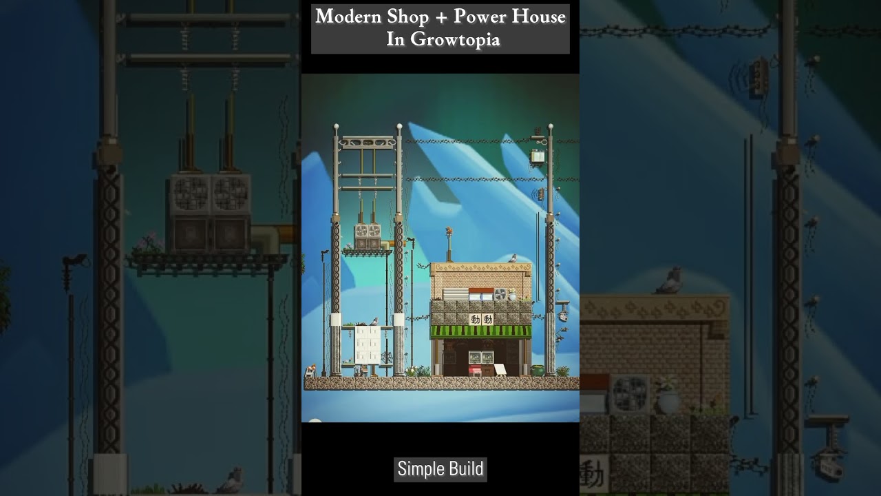 Modern shop in growtopia