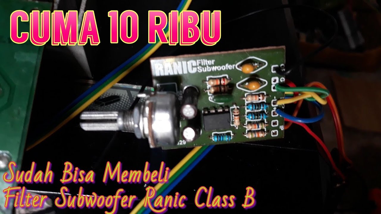 Cara Memasang Kit Filter Subwoofer Pada Power Amplifier - YouTube