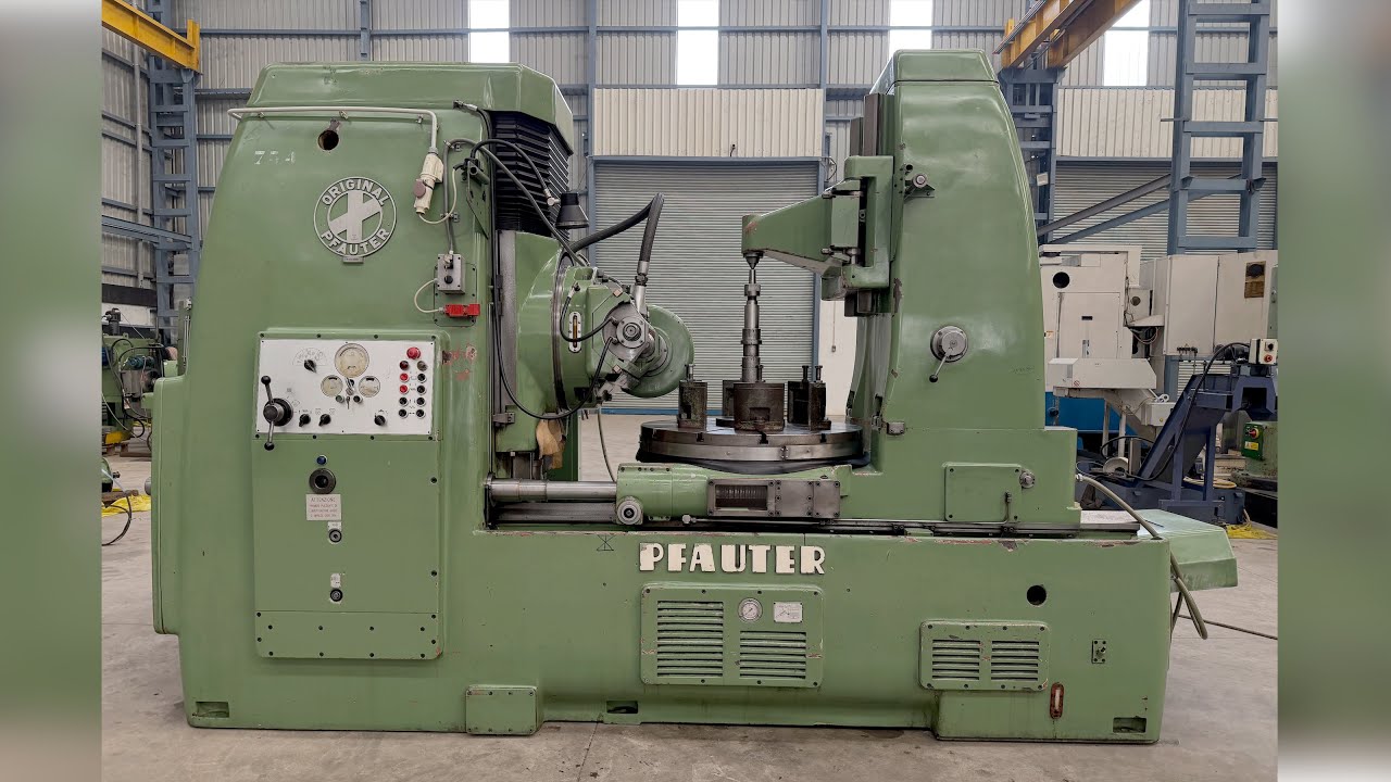 Pfauter (Germany) P-1250 Hydraulic Gear Hobbing Machine - Capacity 12 Modules x 1250 mm Diameter