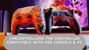 AimControllers PRO Controller compatible with PS5 Console & PC | Custommade Wireless Gaming