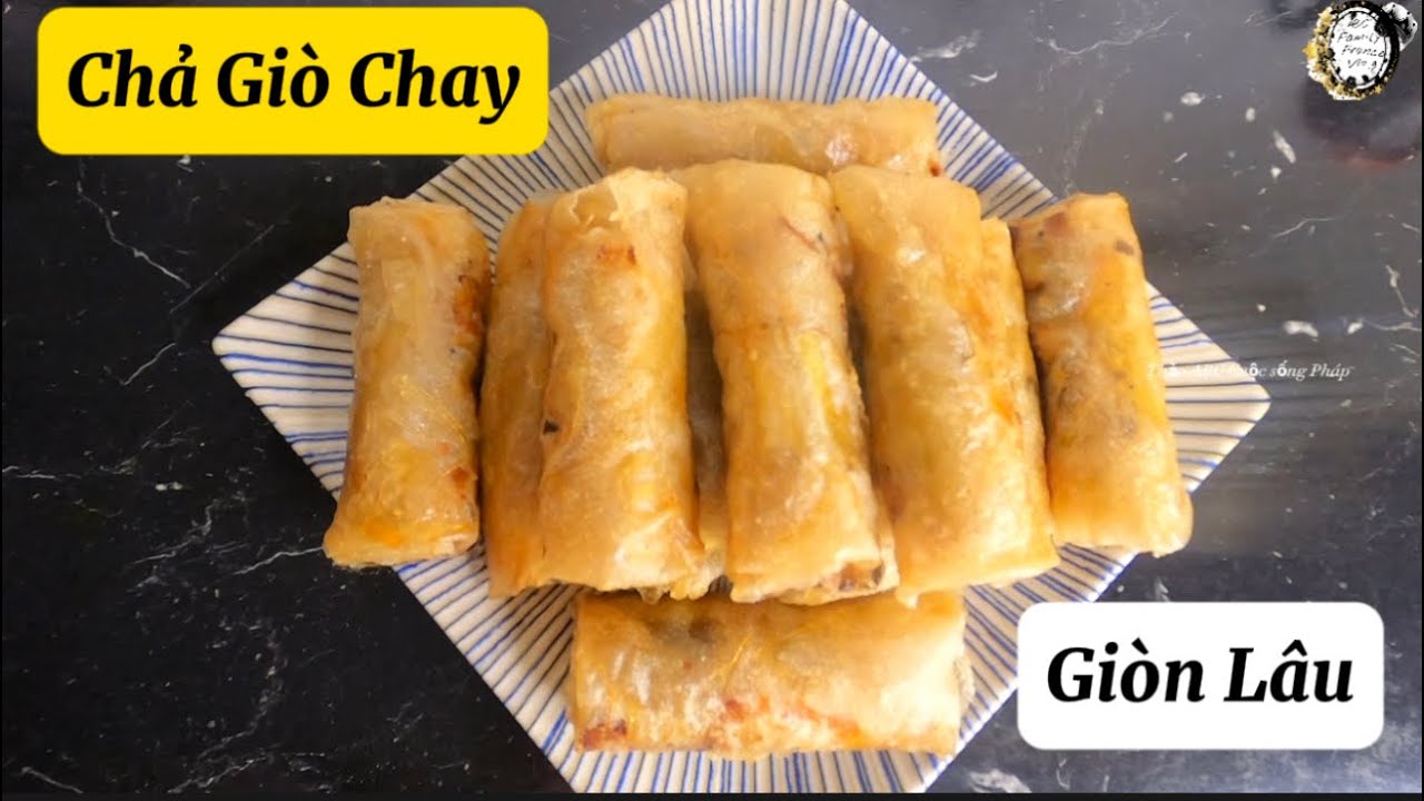 Cách Làm Chả Giò Chay - Nem Rán Chay - Vegetarian spring rolls | Thảo ...