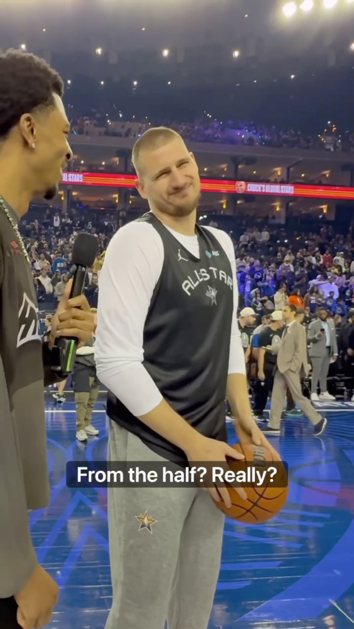 “You dropped 40 on us… still lost” Jokić says to Trey ?
