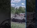 Toddler runs out after car rollover