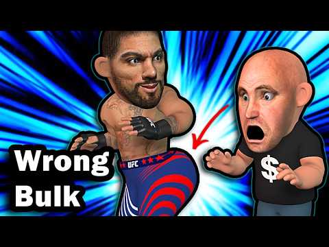 Alex Pereira Bulking the Wrong Spot!