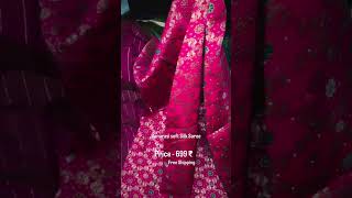 Banarasi Silk Saree | Wedding Special Banarasi Saree | Royal Ethnic Look #shorts #saree #viral
