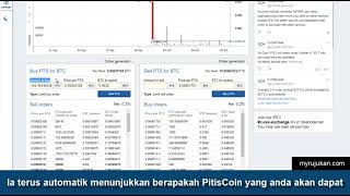 Cara Beli PitisCoin Di Website Exchanger C-cex