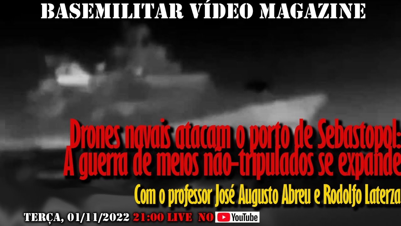 Drones navais atacam o porto russo de Sebastopol na Criméia: A guerra dos não-tripulados se espande